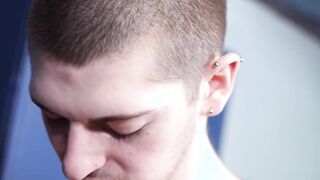 Seductive young studs plowed each other tight holes