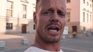 Real Blind date on street with german ugyl women next door
