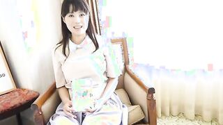 Married and pregnant Japanese housewife Ms Seina Morikawa masturbates