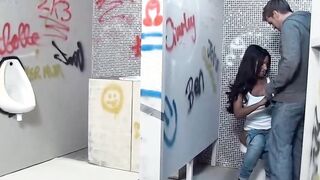 Brit Slag Elicia Solice Pounded inside Outside Toilet