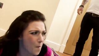 Juicy Brit Harmony Reigns Fucks Stepdad for a PC