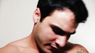 Horny hunk teased for a hard ass fucking