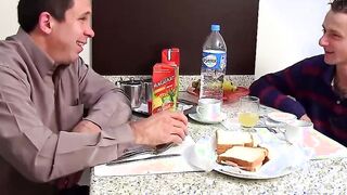 crazy hot trans Mariana Lins takes two cocks into her butt
