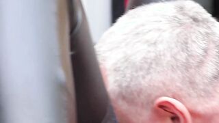 German tiny boobs 18 hooker got gang bang from ugly older man