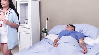 Busty Nurse suck cock . Mía Sánz