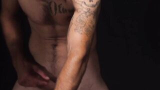 Master let his submissive jock slut swallow his long dick