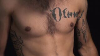 Master let his submissive jock slut swallow his long dick