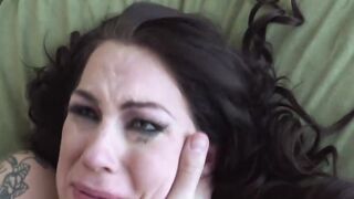 Karmen Karma gets massive cock stuffed up in her ass