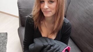 Wife cheating on her cuck boyfriend with much bigger cock