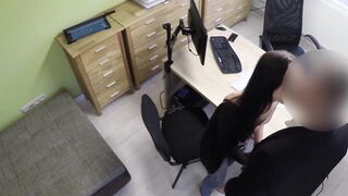 Naughty beauty ass slammed and filmed by false loan agent