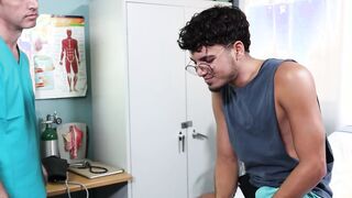Hairy step uncle bareback raw his nervous stud nephew