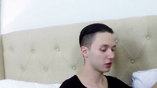 Handsome twink Kyler Rex barebacking tight ass twink raw