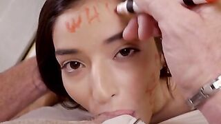 Emily Willis has been slutting around at school, and the 18 yo year older hopes she can sneak past her stepdad Penis Chibbles