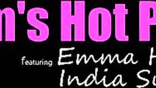 Amazingly Hot mom India Summer is cooking up a storm. Her stepson Logan Huge finds the pie India has made and