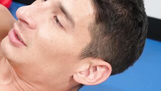 Latino Apollo Fates breeds and fist fucks jock Jim Fit