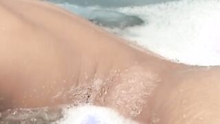 Amateur latino twinks have a steamy fuck session in bathtub