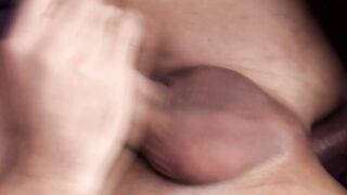 Hung homo ass bangs latino twink and sprays him with jizz