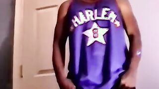 Black Joe gets hig big black dick sucked by a white dude