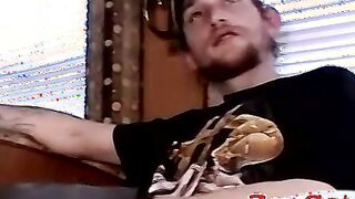 Bruce has a great uncut cock and real juicy oozing precum