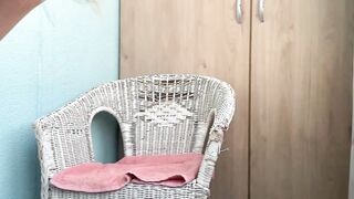 Blonde Beauty has an orgasm from her toy