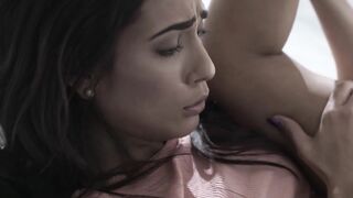 Lusty step daughter gobbles fat dick and fucks hard