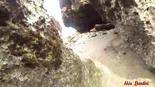 FIT CUTIE IS HIDING FOR OUTDOOR BEACH DEEPLY AND BONED. MIA BANDINI