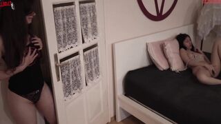 I caught Sissi masturbating and helped her cum