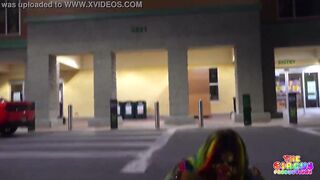 Clown gets cock blown at Publix grocery store