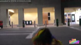 Clown gets cock blown at Publix grocery store