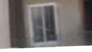 White barely legal gets banged by 2 men into outside places