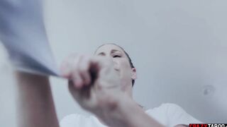 Dirty old Cherie De Ville played with her soak twat and seduced herself