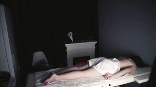 masturbate to her with a vibrator after a rubs, she doesn't mind