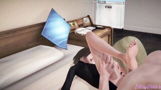 Samsung Animated 3D - Sam (Samsung women) Cunnilingus with squirt and Banged with cumshot - Animated Manga Japanese Porn Film