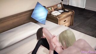 Samsung Animated 3D - Sam (Samsung women) Cunnilingus with squirt and Banged with cumshot - Animated Manga Japanese Porn Film