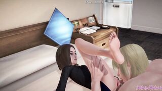 Samsung Animated 3D - Sam (Samsung women) Cunnilingus with squirt and Banged with cumshot - Animated Manga Japanese Porn Film