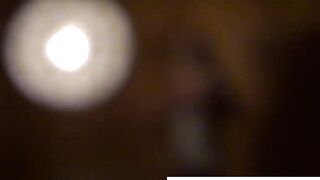 Bombshell blonde into a vintage tease and solo