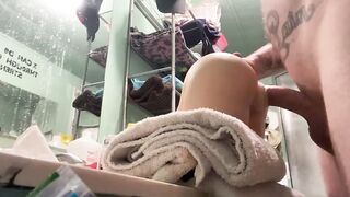 Solo fucking a doll