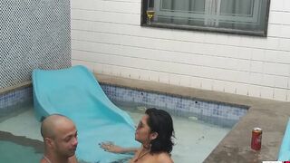 Ksal goddess the dawn will boned taste inside the thermal pool of the Royal Suite, just plowed rough into the sexsual snatch