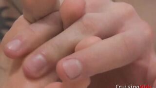 Toe licking bendy twinky inside bondage solo
