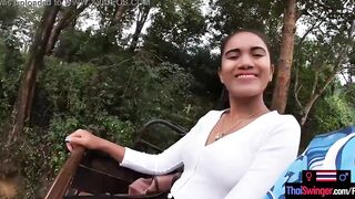 Elephant rides inside Thailand with teenie lovers who had sex afterwards