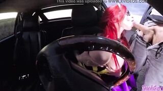 Costumed Canadian Milf Shanda Fay Milks A Lucky Penis Roadside!