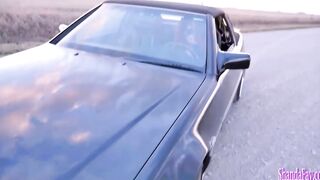 Costumed Canadian Milf Shanda Fay Milks A Lucky Penis Roadside!