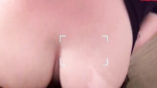 Curvy granny Lacey Starr titty fucking and blowjob