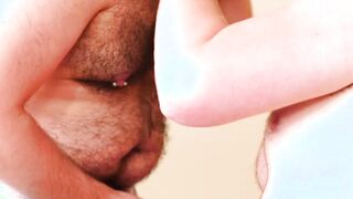 Chubby homosexual cub ass fucks his boyfriend hard and fast
