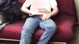 Nice masturbation session for a single amateur man