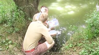 All that traking in the woods gave these scouts some ideas
