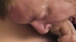 Dick riding chubby homo blows hard dick with pleasure