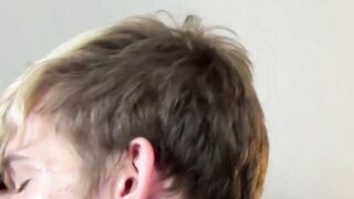 Smooth teen Elijah Young mercilessly fucked and cum sprayed