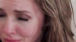 Lena Paul doesn't bother covering up as she makes breakfast in the morning after a
