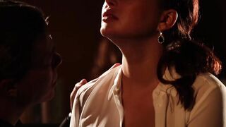 Passionate pussy drilling with babe with big natural tits